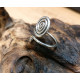 ANELLO REGOLABILE CON SPIRALE IN ARGENTO