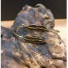 BRACCIALE IN OTTONE CON PIUME