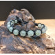 BRACCIALE CON PIETRE DI PREHNITE