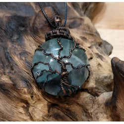CIONDOLO ALBERO DELLA VITA CON FLUORITE