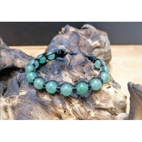 ♉ – Toro Dal 21/04 al 20/05 BRACCIALE CON PIETRE DI AVVENTURINA VERDE