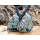 COLLANA LABRADORITE MACRAME