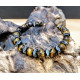 BRACCIALE OCCHIO DI TIGRE EMATITE TAGLIA L