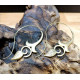 ORECCHINI IN OTTONE STILE ELFICO