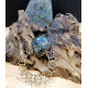 CIONDOLO LABRADORITE IN OTTONE E RAME