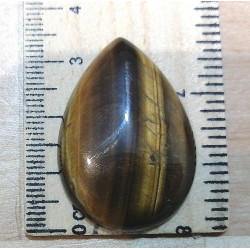 CABOCHON GOCCIA OCCHIO DI TIGRE