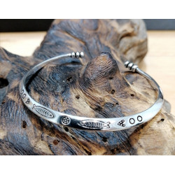 BRACCIALE REGOLABILE IN ARGENTO