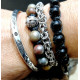 BRACCIALE REGOLABILE IN ARGENTO