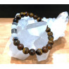 BRACCIALE PIETRA DI LUNA OCCHIO DI TIGRE TAGLIA M