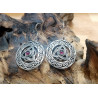 ORECCHINI CELTICI CON TRISCELE IN ARGENTO 925