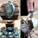 COLLANA IN LABRADORITE E ARGENTO