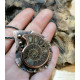 COLLANA IN AMMONITE E RAME