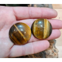 CABOCHON TONDO OCCHIO DI TIGRE