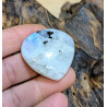 CABOCHON GOCCIA LABRADORITE BIANCA