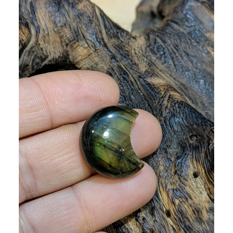 CABOCHON MEZZA LUNA LABRADORITE