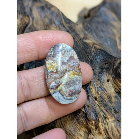 CABOCHON OVALE AGATA LACE