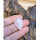 CABOCHON A GOCCIA QUARZO ROSA