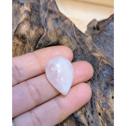 CABOCHON A GOCCIA QUARZO ROSA