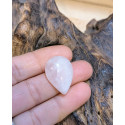 CABOCHON A GOCCIA QUARZO ROSA