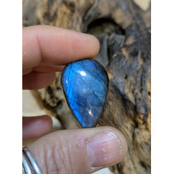 CABOCHON A GOCCIA LABRADORITE BLU