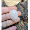 CABOCHON A GOCCIA QUARZO ROSA