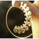 ORECCHINI IN OTTONE A SPIRALE