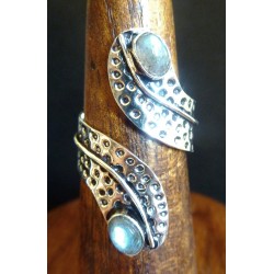 ANELLO REGOLABILE CON "LABRADORITE"